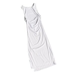 Knock off naked tiger ribbed knot dress